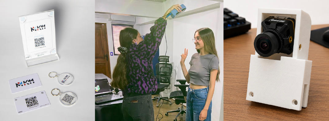 Ejemplos de kit de marca, escaneo 3D y diseño de pieza 3D