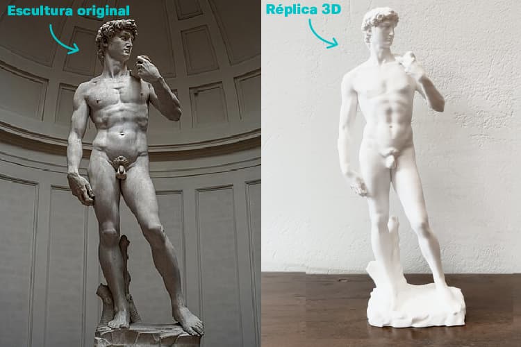 Escultura de David hecho por Miguel Angel