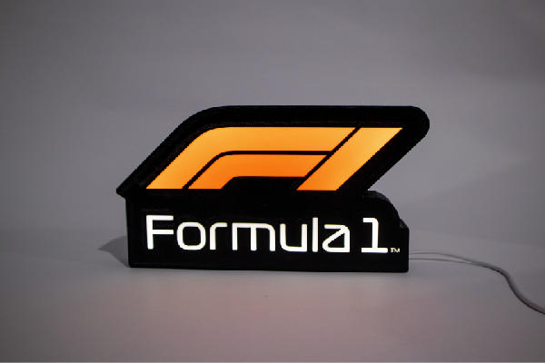 Caja de luz Formula 1