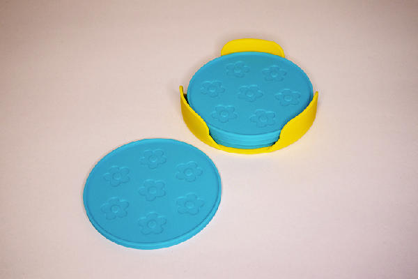 Posavasos diseño floral