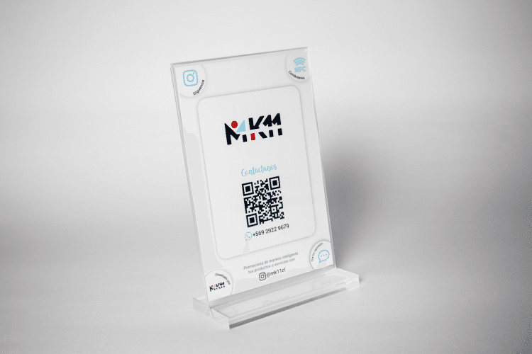 Sobre mesa de acrílico